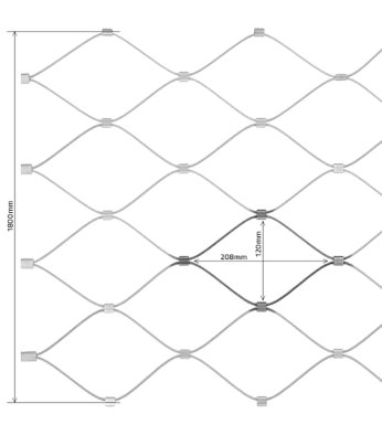 Lanková sieť APLSY 120x202 | metalprodukt.sk
