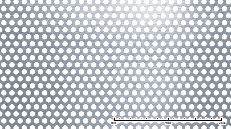 Dierovaný plech 1250x2500  PC Rv10-15/1 SF