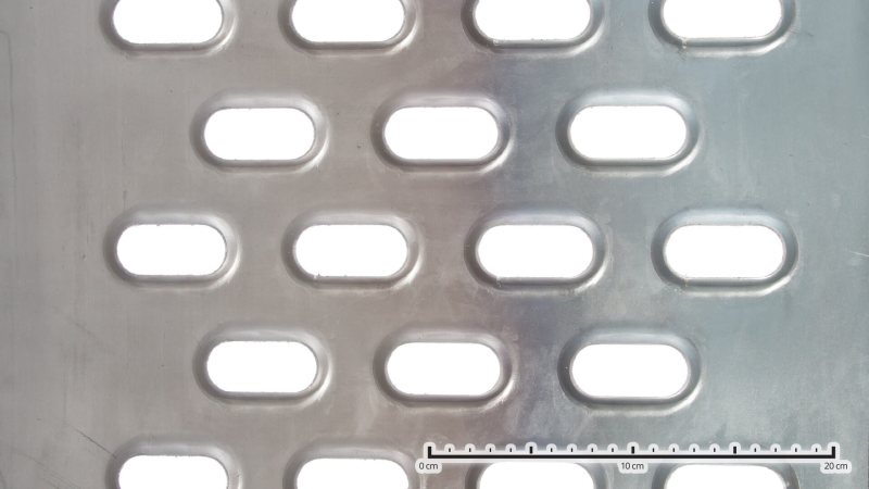 Dierovaný plech prehĺbený 500x3000  PC Lv26x60/3 A prehĺ