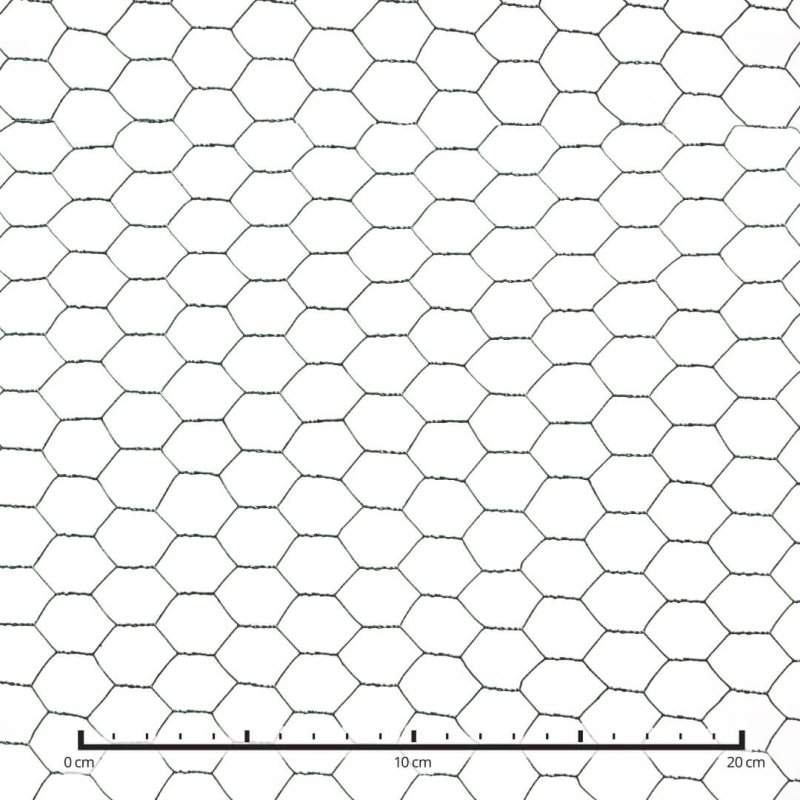 Pozink. šesťhranné sito PVC zelené  HP16.0/0.9/1000/25E