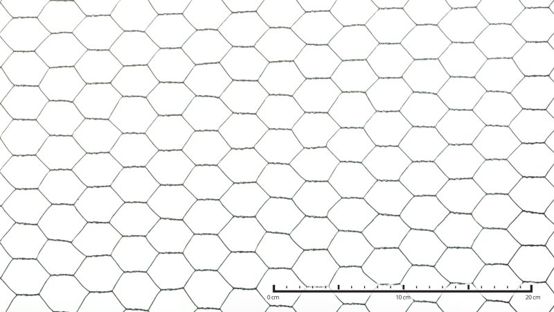 Pozink. šesťhranné sito PVC zelené  HP25.0/1.0/1000/25E