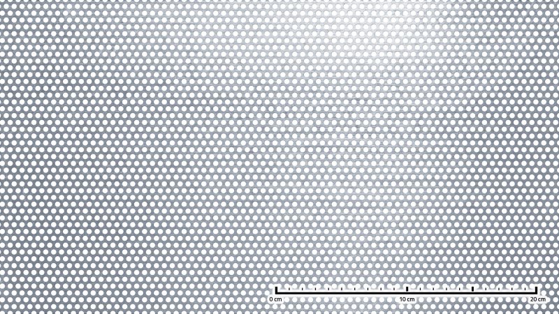 Dierovaný plech  PC Rv04-06/1