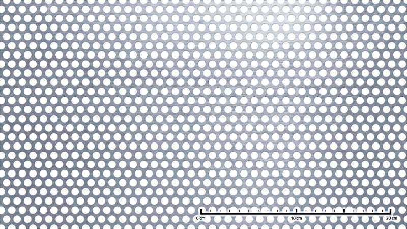 Dierovaný plech  PC Rv08-11/2