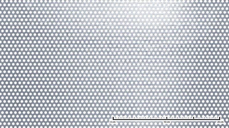 Dierovaný plech - nerez 1250x2500  PA Rv05-08/1,5 SF