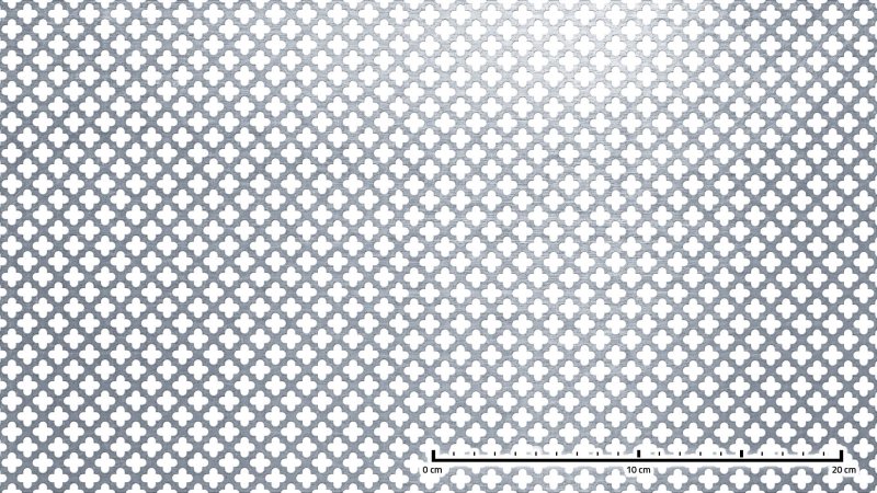 Dierovaný plech  PC Krížik-Krížik/1